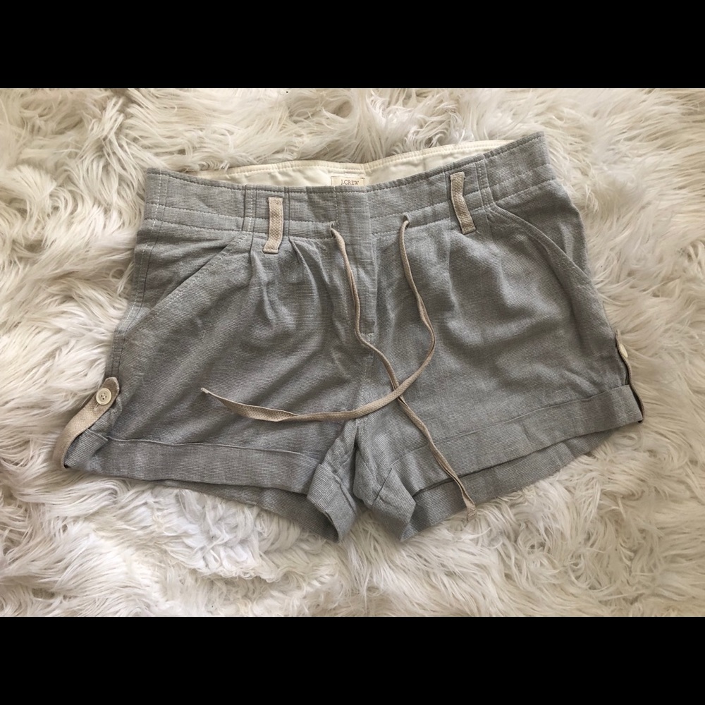 J.Crew Linen Shorts. Size 2.